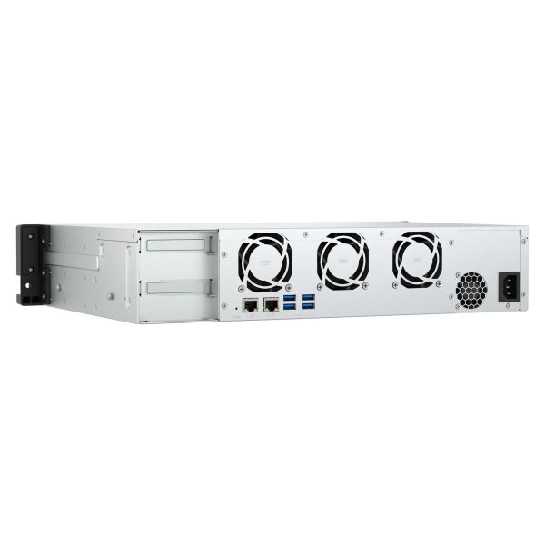 QNAP TS-855EU-8G data-opslag-server NAS Rack (2U) Intel Atom® C5125 8 GB DDR4 0 TB QuTS hero Zwart (TS-855EU-RP-8G)