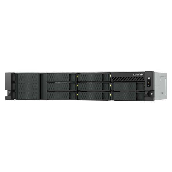 QNAP TS-855EU-8G data-opslag-server NAS Rack (2U) Intel Atom® C5125 8 GB DDR4 0 TB QuTS hero Zwart (TS-855EU-RP-8G)