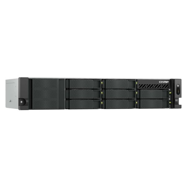 QNAP TS-855EU-8G data-opslag-server NAS Rack (2U) Intel Atom® C5125 8 GB DDR4 0 TB QuTS hero Zwart (TS-855EU-RP-8G)