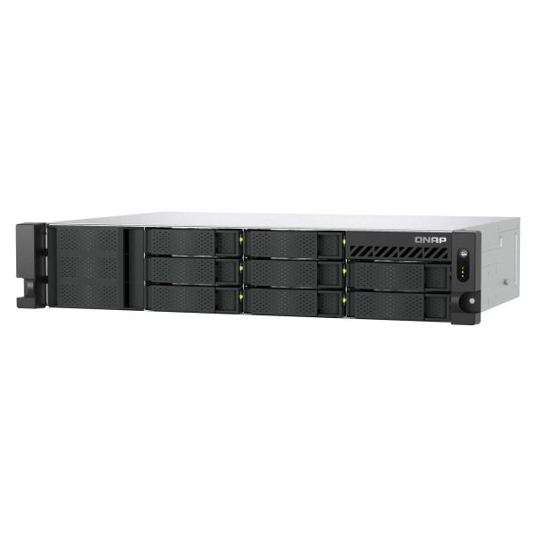 QNAP TS-855EU-8G data-opslag-server NAS Rack (2U) Intel Atom® C5125 8 GB DDR4 0 TB QuTS hero Zwart (TS-855EU-RP-8G)