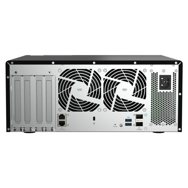 QNAP TS-h1290FX NAS Tower EPYC 7302P 128 GB DDR4 0 TB QuTS hero Zwart (TS-H1290FX-7302P-128G)
