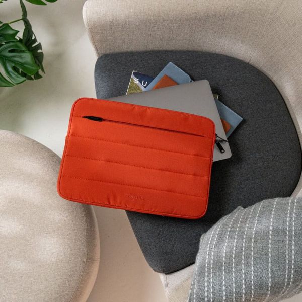 Targus Puffer 35,6 cm (14") Opbergmap/sleeve Oranje (TBS97608GL)