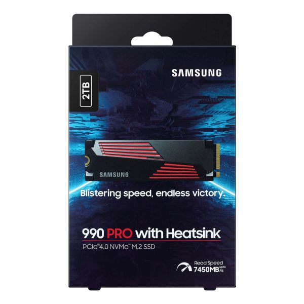 Samsung 990 PRO 2 TB M.2 PCI Express 4.0 NVMe V-NAND MLC (MZ-V9P2T0CW)