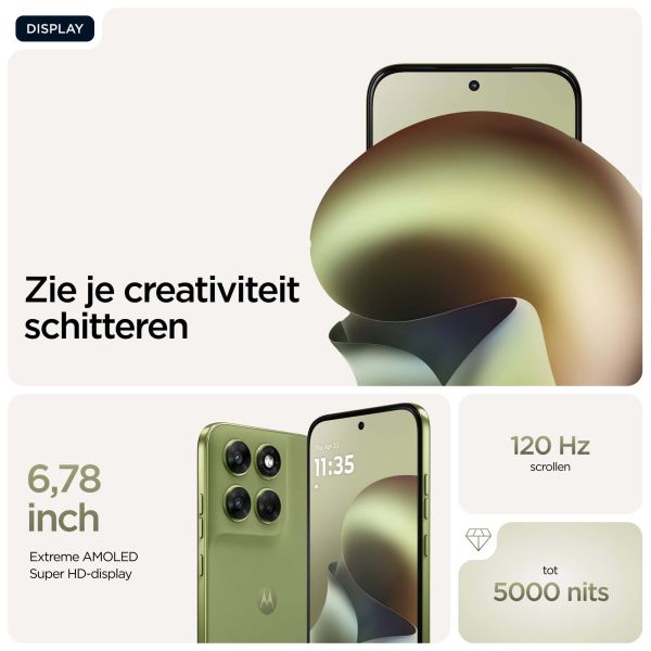 Motorola moto g67 17,3 cm (6.8") Hybride Dual SIM Android 16.0 5G USB Type-C 4 GB 256 GB 5200 mAh Groen (PBAU0017NL) Motorola moto g67 17,3 cm (6.8") Hybride Dual SIM Android 16.0 5G USB Type-C 4 GB 256 GB 5200 mAh Groen (PBAU0017NL)