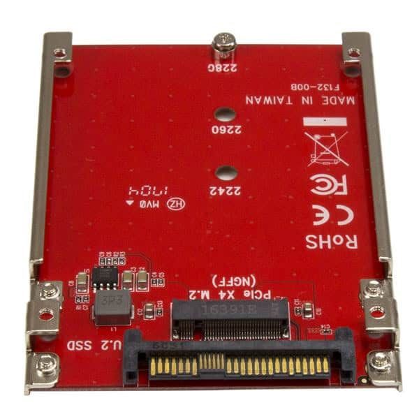 StarTech.com M.2 schijf naar U.2 (SFF-8639) host adapter voor M.2 PCIe NVMe SSDs (U2M2E125)