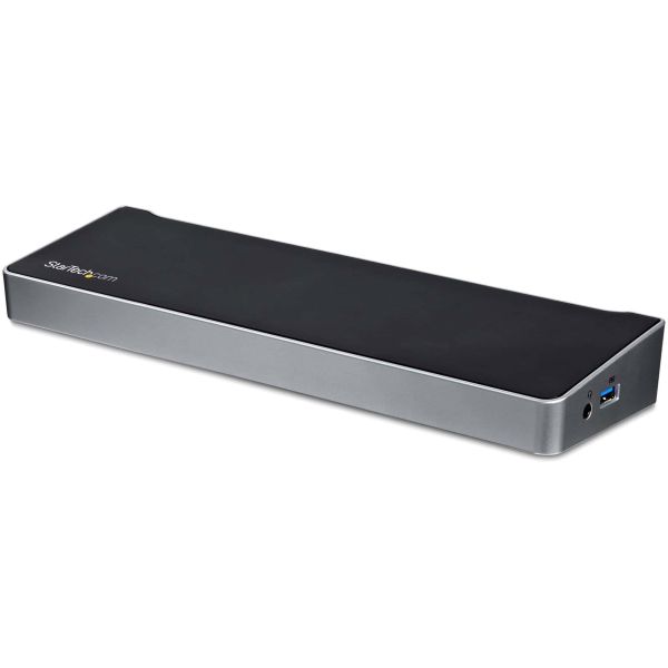 StarTech.com Triple Monitor USB 3.0 Docking Station met 2x 4K DisplayPort & HDMI - 5 Port USB-A Hub (1x Fast-Charge), 3.5mm Audio, GbE - USB Type A Universeel Laptop Dock voor MacOS / Windows (USB3DOCKH2DP) StarTech.com Triple Monitor USB 3.0 Docking Station met 2x 4K DisplayPort & HDMI - 5 Port USB-A Hub (1x Fast-Charge), 3.5mm Audio, GbE - USB Type A Universeel Laptop Dock voor MacOS / Windows (USB3DOCKH2DP)