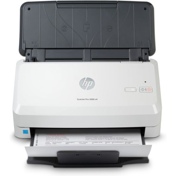 HP Scanjet Pro 3000 s4 Paginascanner 600 x 600 DPI A4 Zwart, Wit (6FW07A#B19)