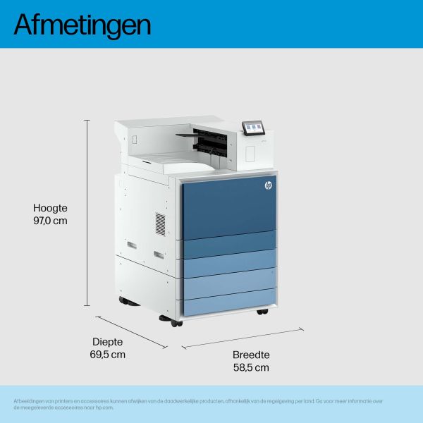 HP LaserJet Enterprise 8501x Zwart-wit Printer (AJ7J3A#B19)
