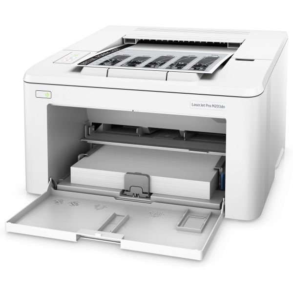 HP LaserJet Pro M203dn printer, Zwart-wit, Printer voor Thuis en thuiskantoor, Print, Printen vanaf telefoon of tablet; Dubbelzijdig printen; JetIntelligence-cartridge (G3Q46A#B19)