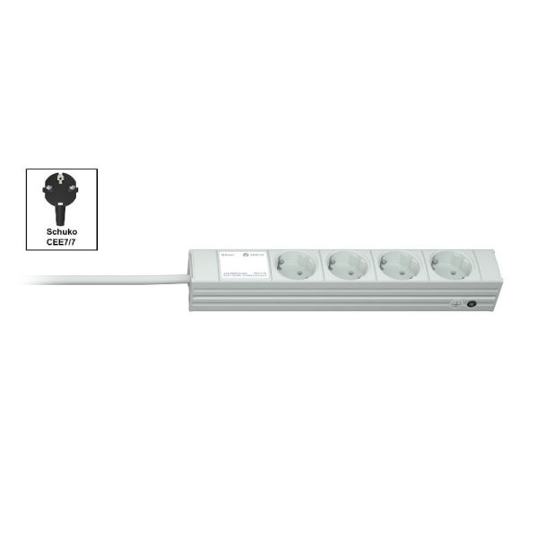 Vertiv Knürr DI-STRIP PDU, basic, 0U/1U, ingang Schuko 230 V 16 A, uitgangen (4) Schuko (033000041)