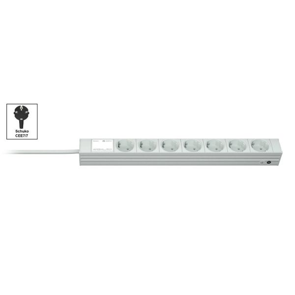 Vertiv Knürr DI-STRIP PDU, basic, 0U/1U, ingang Schuko 230 V 16 A, uitgangen (7) Schuko (033000076)