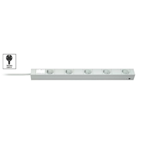 Vertiv Knürr DI-STRIP PDU, basic, 0U/1U, ingang Schuko 230 V 16 A, uitgangen (5) Schuko (033000556)