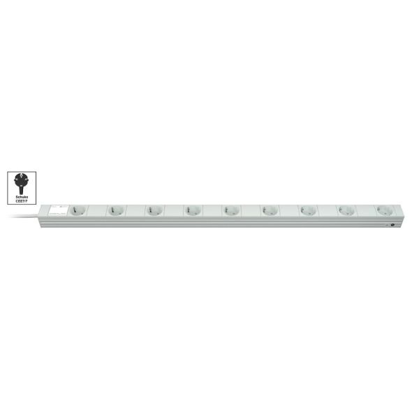 Vertiv Knürr DI-STRIP PDU, basic, 0U/1U, ingang Schuko 230 V 16 A, uitgangen (9) Schuko (033000591)