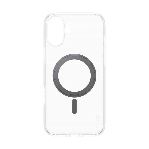 PanzerGlass CARE™ by ® Case Transparent w. Black Kickstand & MagSafe iPhone 16 Plus mobiele telefoon behuizingen Hoes Zwart (1323) PanzerGlass CARE™ by ® Case Transparent w. Black Kickstand & MagSafe iPhone 16 Plus mobiele telefoon behuizingen Hoes Zwart (1323)