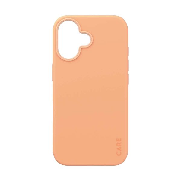 PanzerGlass CARE™ by ® Case Peachy w. MagSafe iPhone 16 mobiele telefoon behuizingen Hoes Roze