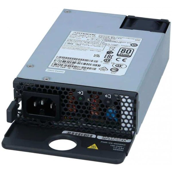 Cisco 600W AC Config 6 Power Supply (PWR-C6-600WAC/2-RFB)