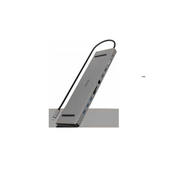 Acer ACG-DCK-C-1 Bedraad USB 3.2 Gen 1 (3.1 Gen 1) Type-C Grijs (LC.DCK11.001)