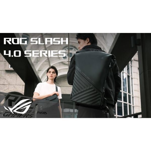 ASUS BC3004 ROG SLASH SLING BAG 4.0 Documententas PU leer, Polyester Zwart (90XB09Y0-BME000)