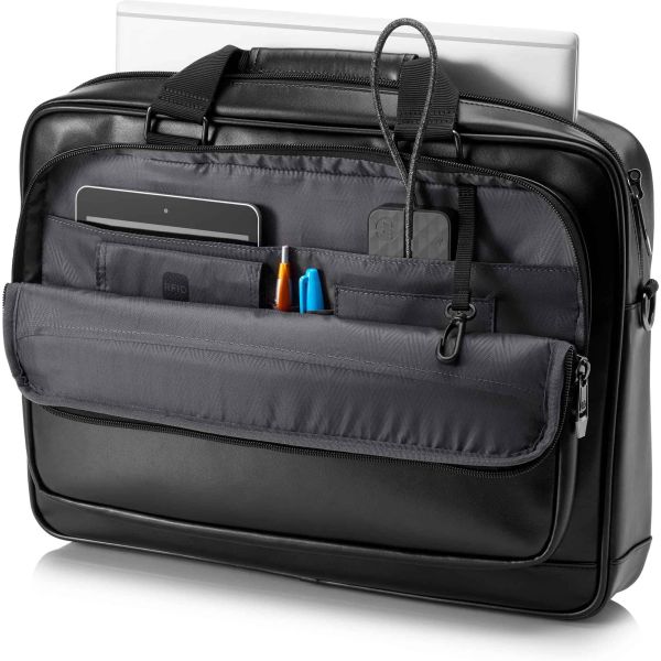 HP Executive 15,6 inch leren tas met bovensluiting (6KD09AA) HP Executive 15,6 inch leren tas met bovensluiting (6KD09AA)