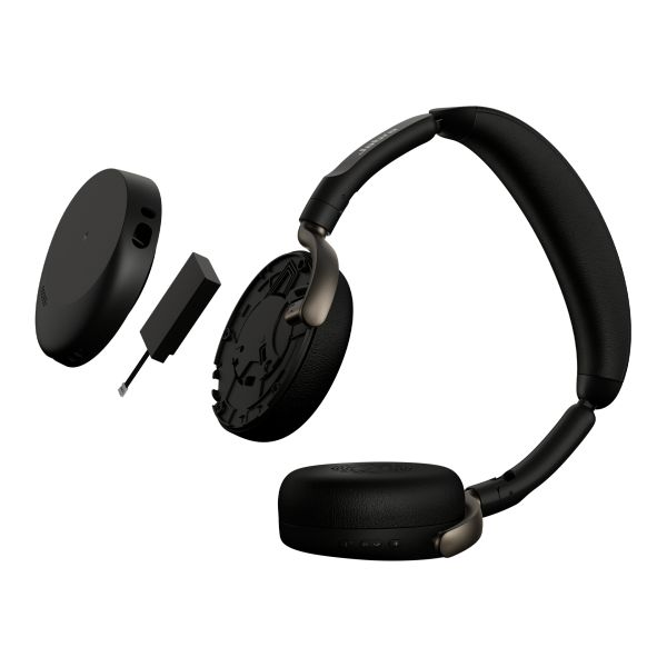 Jabra Evolve3 65 Flex Headset Draadloos Hoofdband Kantoor/callcenter USB Type-C Bluetooth Zwart (36699-999-899)