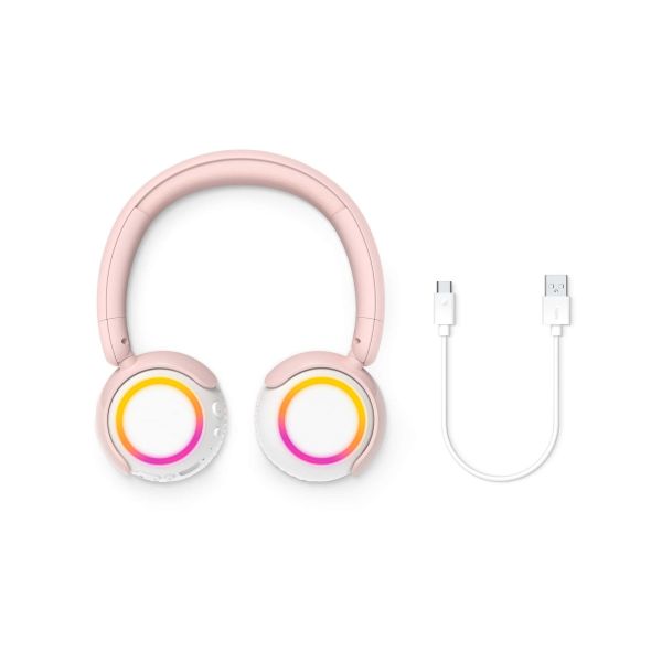 Philips TAK4200 Headset Bedraad en draadloos Hoofdband Oproepen/muziek Bluetooth Roze, Wit (TAK4200PK/00) Philips TAK4200 Headset Bedraad en draadloos Hoofdband Oproepen/muziek Bluetooth Roze, Wit (TAK4200PK/00)