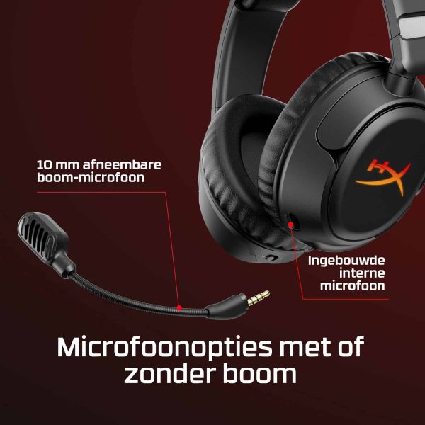 HyperX Cloud Flight 2 - Wireless Gaming Headset (zwart) (B5VC4AA) HyperX Cloud Flight 2 - Wireless Gaming Headset (zwart)