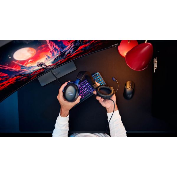 HyperX Cloud III - Gamingheadset (zwart/blauw) (D0SX6AA) HyperX Cloud III - Gamingheadset (zwart/blauw) (D0SX6AA)