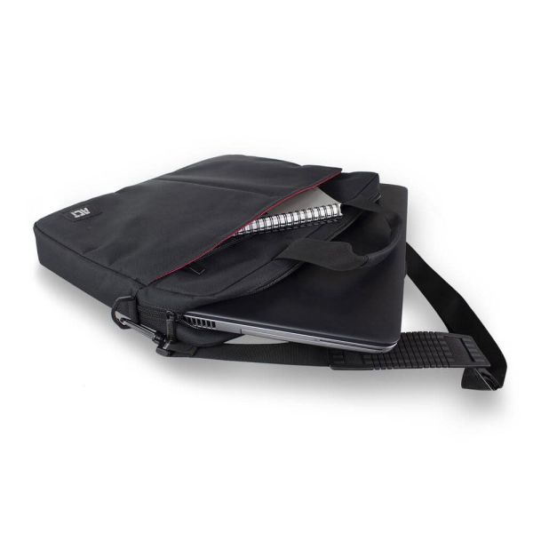ACT City schoudertas voor laptops tot 16,1”, gemaakt van gerecyclede plastic flessen (AC8505)