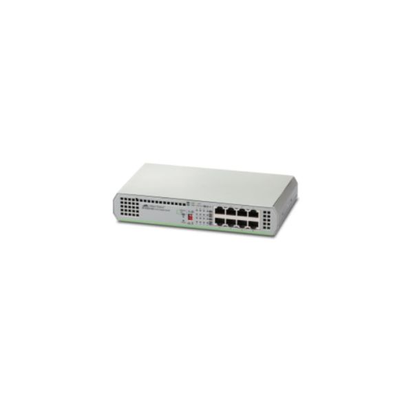 Allied Telesis AT-GS910/8-50 Unmanaged Gigabit Ethernet (10/100/1000) Grijs (AT-GS910/8-50)