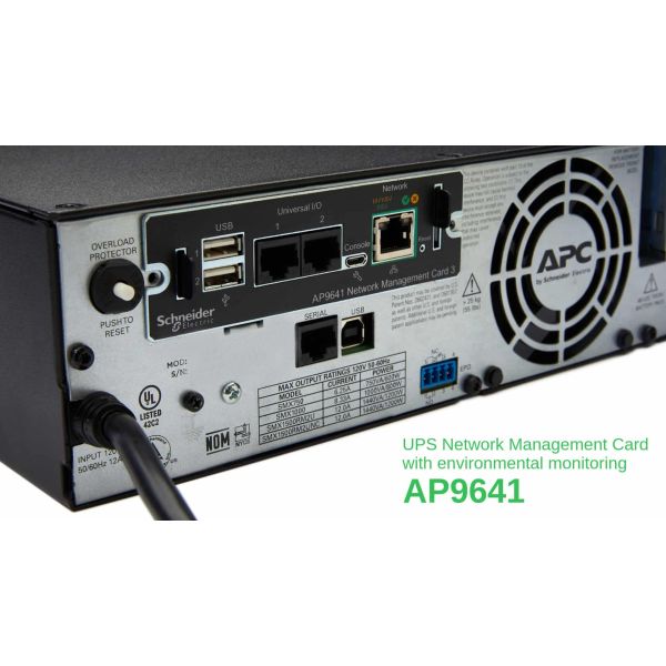 APC AP9641 Smart-UPS Netwerk Management Card (gen3) met omgevingsbewaking (AP9641)