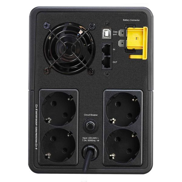 APC Back-UPS BX1600MI-GR Noodstroomvoeding 1600VA 4x stopcontact, USB (BX1600MI-GR) 17/23 APC Back-UPS BX1600MI-GR Noodstroomvoeding 1600VA 4x stopcontact, USB (BX1600MI-GR)