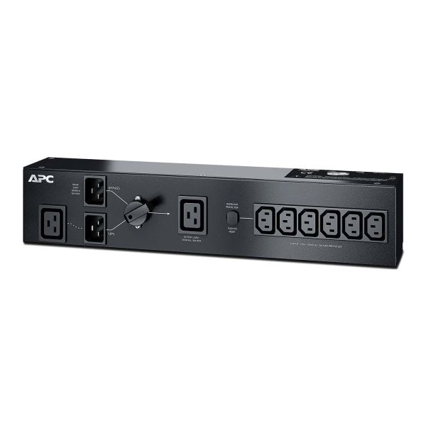 APC SERVICE BYPASS PDU, 230V 16AMP W/ (6) IEC C13 EN (1) C19 (SBP3000RMI)
