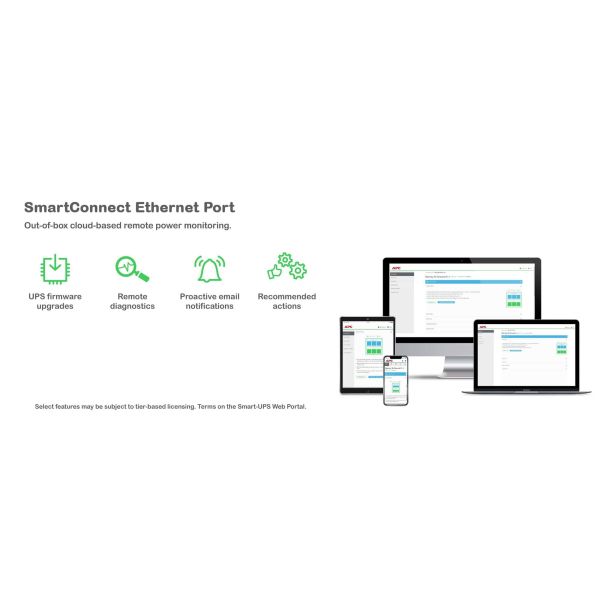 APC Smart-UPS SMC1500IC Noodstroomvoeding - 8x C13, USB, SmartConnect, 1500VA (SMC1500IC)