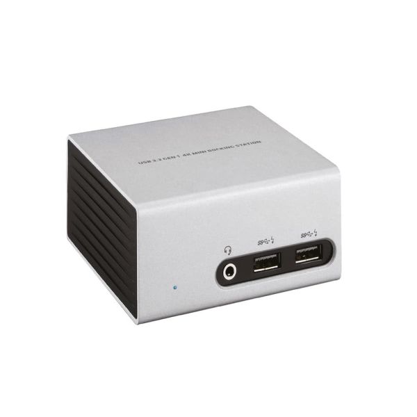 CLUB3D UNIVERSEEL Mini Displaylink gecertificeerd Docking Station USB A 3.2 Gen 1 4K30Hz 1x HDMI, 1x DVI, 4x USB Superspeed (CSV-3104D)