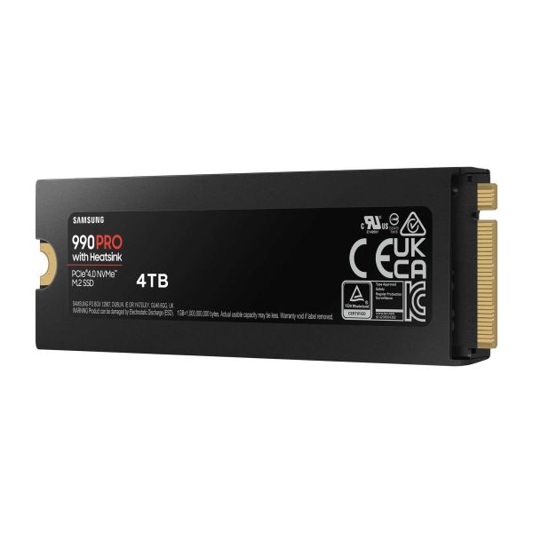 Samsung 990 Pro 4 TB M.2 PCI Express 4.0 NVMe V-NAND TLC (MZ-V9P4T0CW)