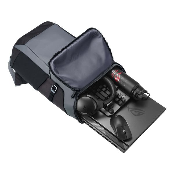 ASUS ROG Ranger BP2701 Cybertext Edition 45,7 cm (18") Rugzak Zwart, Grijs (90XB06L0-BBP010)