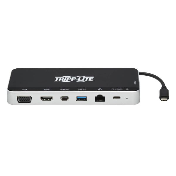 Tripp Lite U442-DOCK16-B laptop dock & poortreplicator Bedraad USB 3.2 Gen 1 (3.1 Gen 1) Type-C Grijs (U442-DOCK16-B)