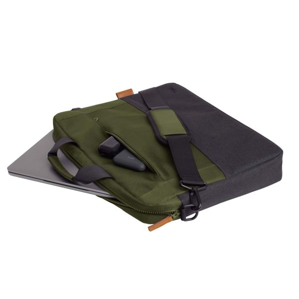 Trust Lisboa Laptop Schoudertas 16 inch - Laptop schoudertas – Voor laptops tot 16 inch – Groen (25245)