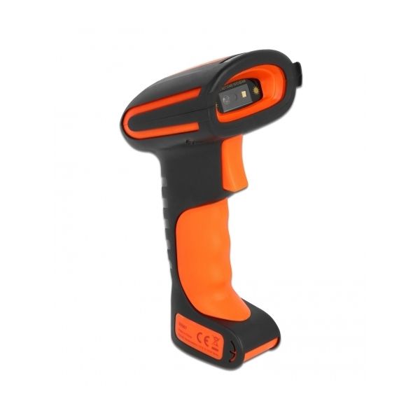 DeLOCK 90507 barcode-lezer Draagbare streepjescodelezer 1D/2D CMOS Zwart, Oranje (90507)