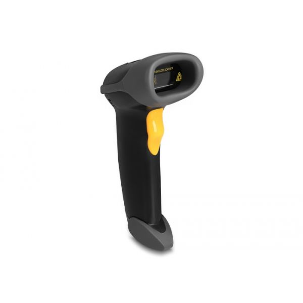 DeLOCK 90584 barcode-lezer Draagbare streepjescodelezer 1D Laser Zwart (90584)