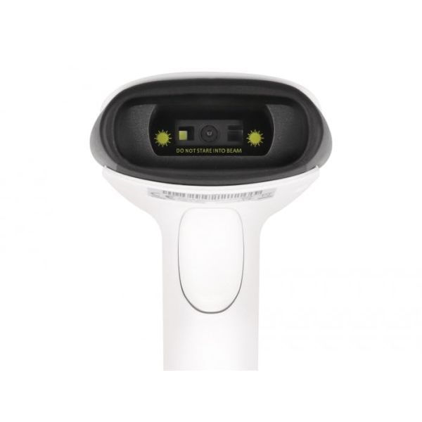DeLOCK 90587 barcode-lezer Draagbare streepjescodelezer 1D/2D CMOS Wit (90587)