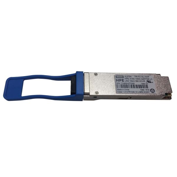 HPE Networking X150 100G QSFP28 LC LR4 transceiver, singlemode, 10 km (JL275A)