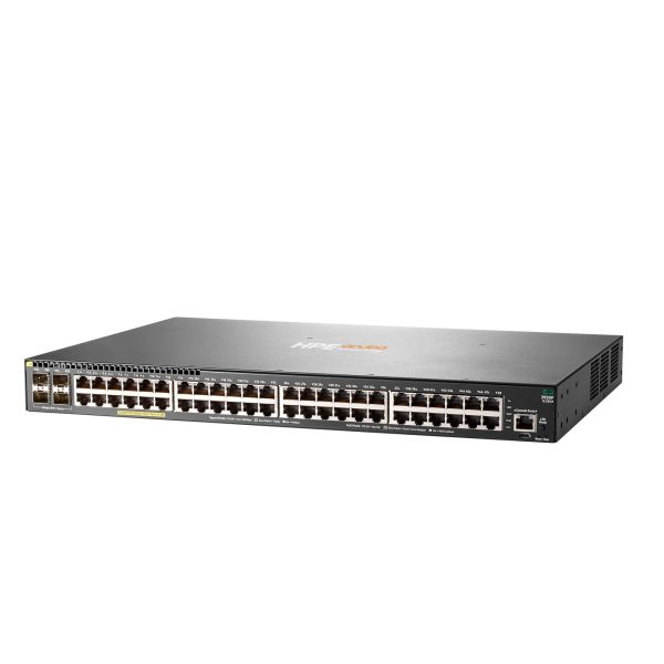 HPE Aruba Networking 2930F 48G PoE+ switch, 48x Gigabit PoE+ en 4x SFP+ 10GbE (JL256A#ABB)