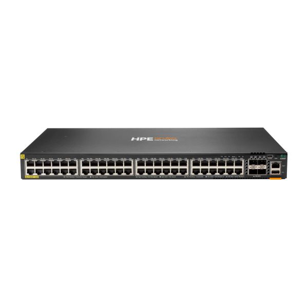 HPE Aruba Networking CX 6200F Layer 3-switch, 48x Gigabit Class 4 PoE, 4x SFP, 740W (S0M85A#ABB)