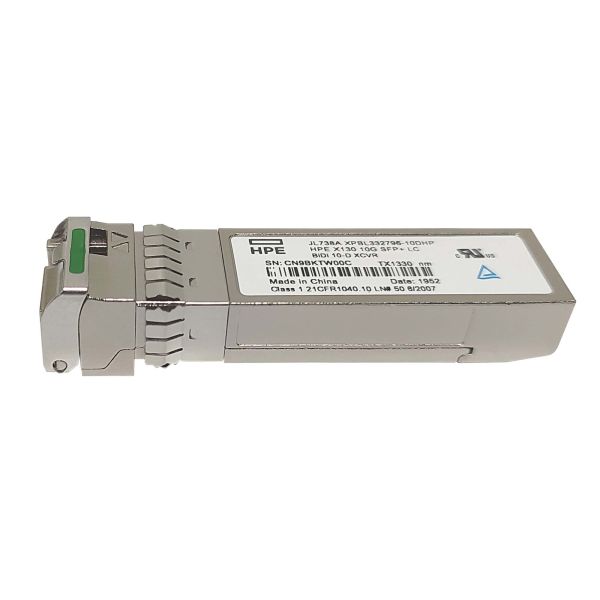 HPE Networking X130 10G SFP+ LC BiDi transceiver, 10 km, downlink (JL738A)