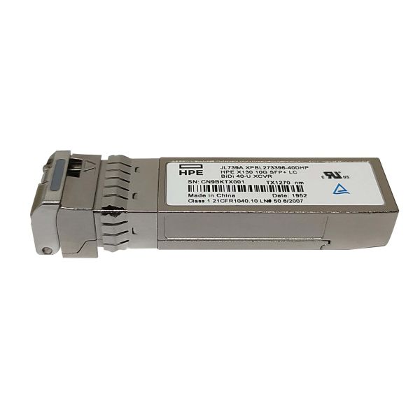 HPE Networking X130 10G SFP+ LC BiDi transceiver, 40 km uplink (JL739A)