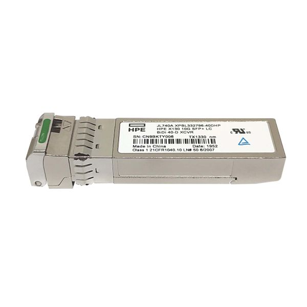 HPE Networking X130 10G SFP+ LC BiDi transceiver, 40 km, downlink (JL740A)