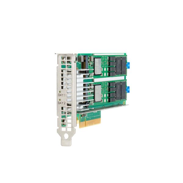 HPE NS204i-p NVMe OS Boot Device, PCIe3 x8, 2x 480 GB M.2 SSD, hardware RAID 1 (P12965-B21)