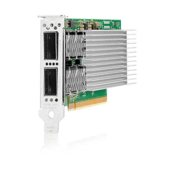 HPE Intel E810-CQDA2 Ethernet-adapter, 100 Gb, 2 poorten, QSFP28, PCIe Gen4 x16 (P21112-B21-LP)