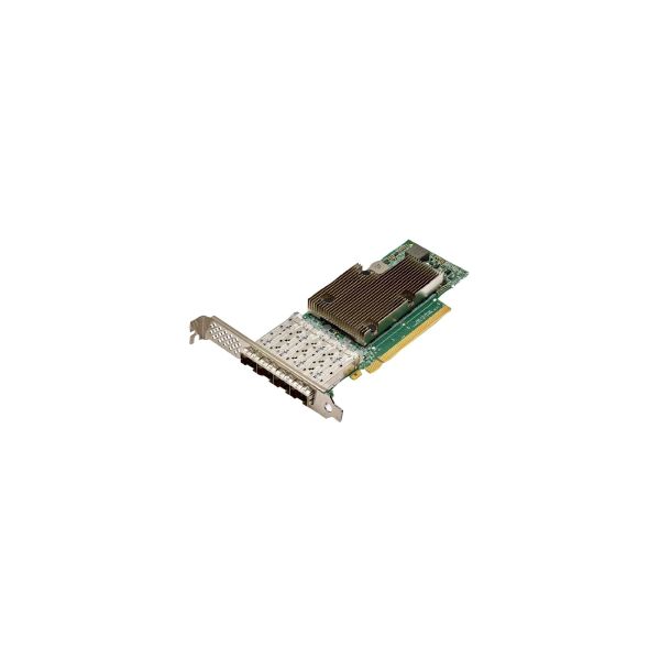 HPE Broadcom BCM57504 Ethernet-adapter, 4 poorten 10/25 Gb SFP28, PCIe Gen4 x16 (P42266-001)